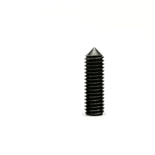 1/10/50X M2 M2.5 M3 M4 M5 M6 M8 M10 M12 M16 Schwarz Stahl 12.9 Sechskant Sechskant Innensechskant Kegelschraube Kegelspitze Madenschraube(5mm,1pc M16) von Manoud