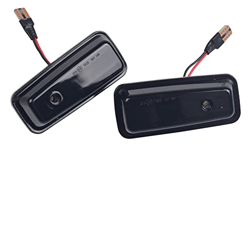 Auto Bernstein Seitenmarkierung Blinker Licht for Mercedes Benz W463 G-Klasse 1986-2002 W461 G500 G550 G55 G63 G65(Smoked Black) von Manoud