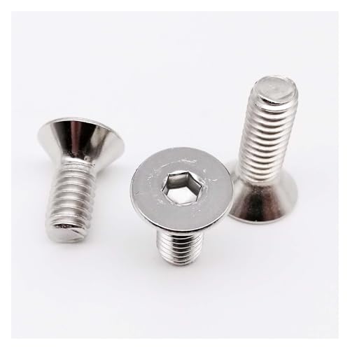 Manoud 10 Stück UNC 5/16-18 Grobgewinde 304 A2-70 Edelstahl Innensechskant Innensechskant Senkkopfschraube Bolzen(1") von Manoud