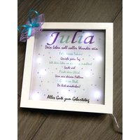 Personalisierter, Beleuchteter Rahmen, Geburtstagsgeschenk, Rahmen Mit Namen, Kinderzimmer, Geschenk Für Kinder, Weihnachtsgeschenk Personalisierter, Beleuchteter Rahmen, Geburtstagsgeschenk, Rahmen Mit Namen, Kinderzimmer, Geschenk Für Kinder, Weihnachtsgeschenk von ManoulaCreation