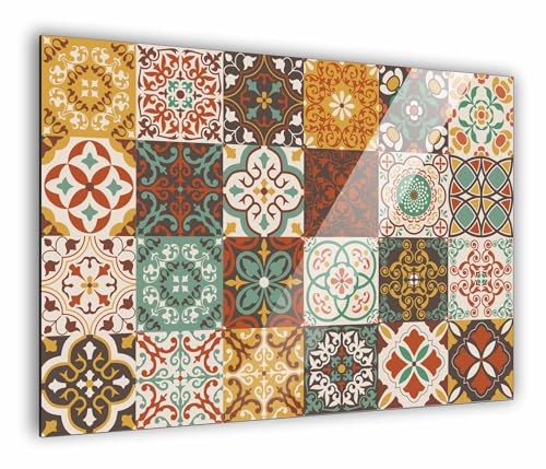 Küchen Spritzschutz Fliesenmuster in verschiedene Größen | Küchenrückwand | Aluverbund | Fliesenschutz | Paneele | Küchenfliesen | Fliesenspiegel | Rückwand Fließenmuster #3 (Aluverbund 60x60cm) von Manschin-Laserdesign