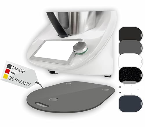 Premium Gleitbrett für den Thermomix - TM5 & TM6 - Hochwertiger Gleiter aus Premium Acrylglas - MADE IN GERMANY (Dunkelgrau Matt/Satin) von Manschin-Laserdesign