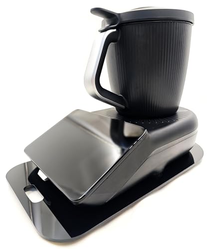 Premium Gleitbrett für den Thermomix - TM7 - Hochwertiger Gleiter aus Premium Acrylglas - MADE IN GERMANY - wackelfreies verschieben ohne Mühe! (Granitoptik Hochglanz) von Manschin-Laserdesign