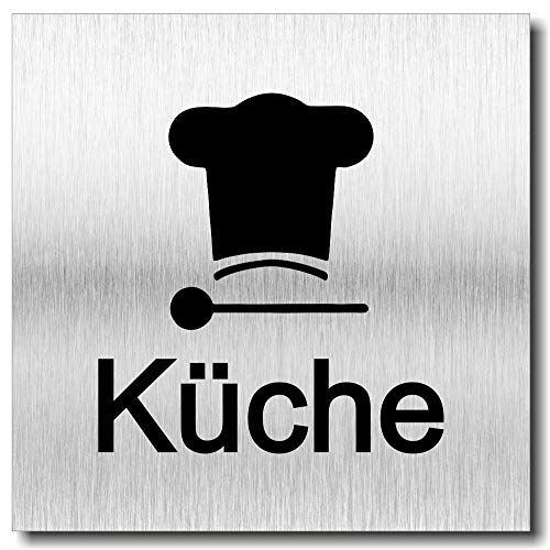 Türschild Küche UV Druck 12 x 12cm - 3mm Aluverbund - Made in Germany Art.Nr. 2118 Türschild Küche UV Druck 12 x 12cm - 3mm Aluverbund - Made in Germany Art.Nr. 2118 von Manschin-Laserdesign