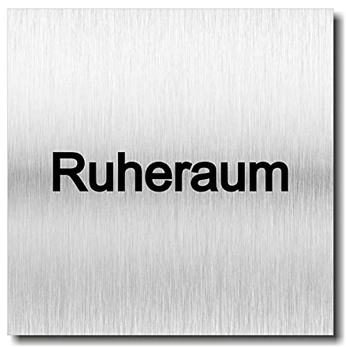 Türschild Ruheraum UV Druck selbstklebend 12 x 12cm - 3mm Aluverbund - Made in Germany - Art.Nr. 2088 Türschild Ruheraum UV Druck selbstklebend 12 x 12cm - 3mm Aluverbund - Made in Germany - Art.Nr. 2088 von Manschin-Laserdesign