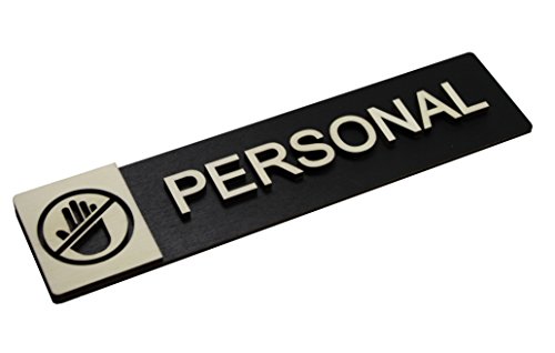 Manschin Laserdesign WC Schild Toilette Damen Herren - Made in Germany - (Personal) von Manschin Laserdesign