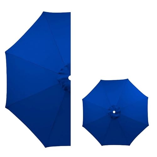 Ersatzdach für Terrassenschirme – wasserdichte, UV-beständige Abdeckung für 6- oder 8-Stangen-Schirme, passend für Marktschirme mit 2.3 m, 2.7 m und 3.0 m Länge, einfach zu installierendes Segeltuchda von Mansfil