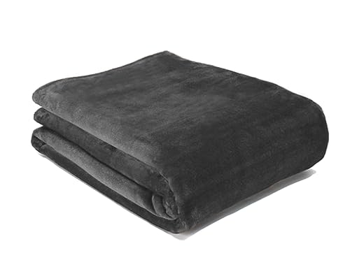 MANTAS MORA - Glatte Decke mit hohem Volumen, 100% Polyester, 385 g/m², Herbst/Winter, Harmony-Design, glatt von MANTAS MORA