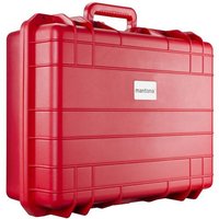 Mantona Outdoor Schutz-Koffer L, rot Kamerakoffer Innenmaß (B x H x T)=350 x 480 x 110mm Wasserdicht von Mantona