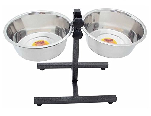 Mantovani Pet Diffusion Set Ständer mit 2 Schalen Acc. 29 cm - 2000 g von Mantovani Pet Diffusion