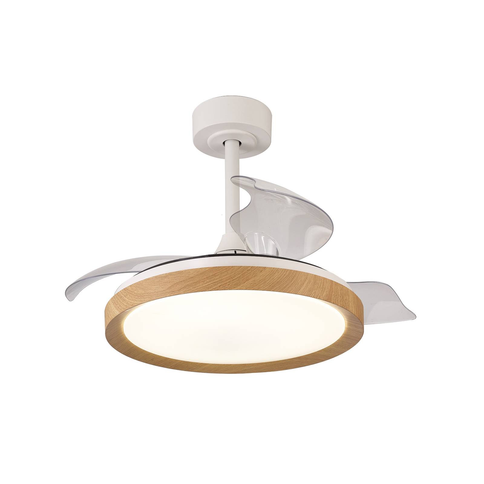 LED-Deckenventilator Mistral Mini holz DC leise Ø 91 cm CCT von Mantra Iluminación