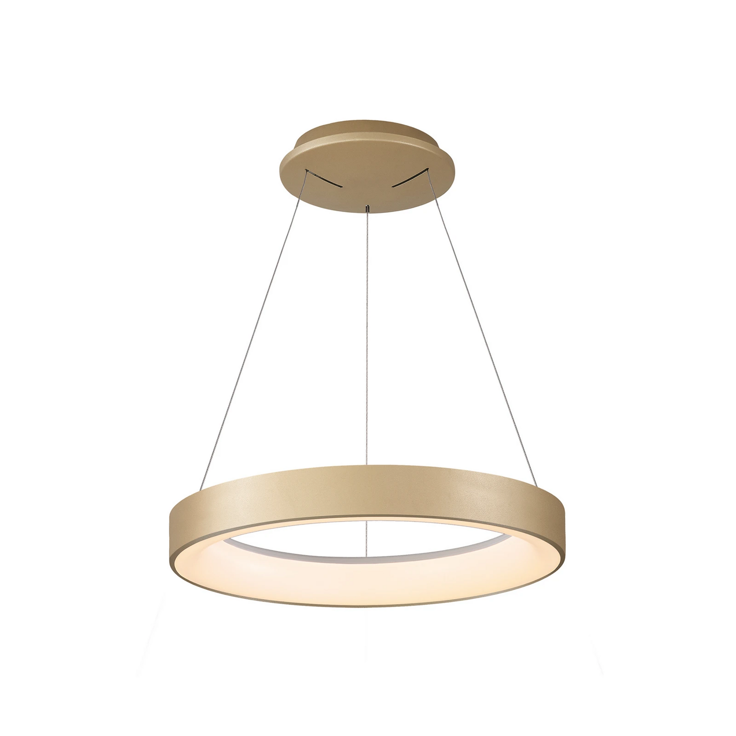 Mantra Iluminación Led Hängeleuchte Niseko Ii Fernbedienung ø 38cm Goldfarben B-Ware von Mantra Iluminación