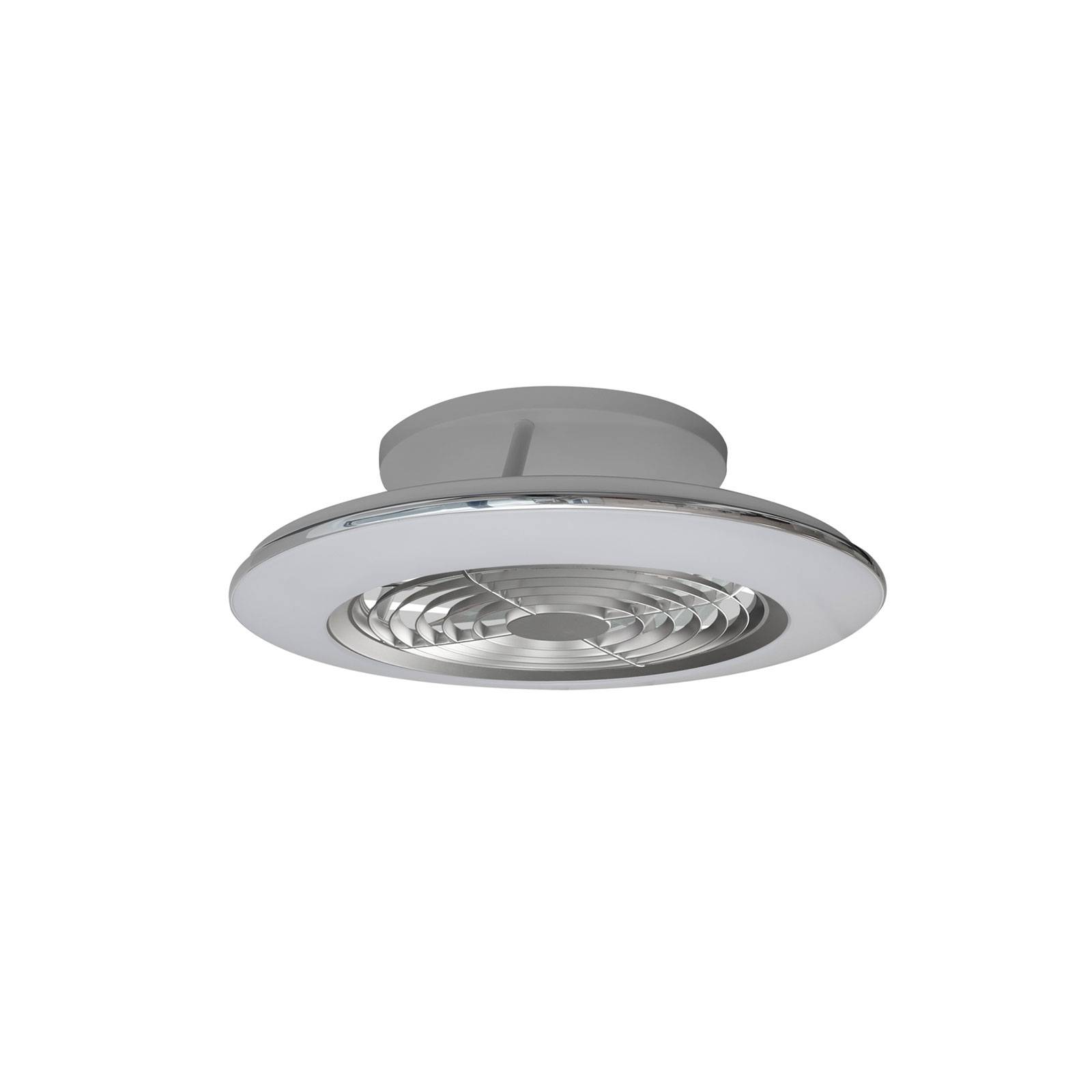 LED-Deckenventilator Alisio mini, silber von Mantra Iluminación