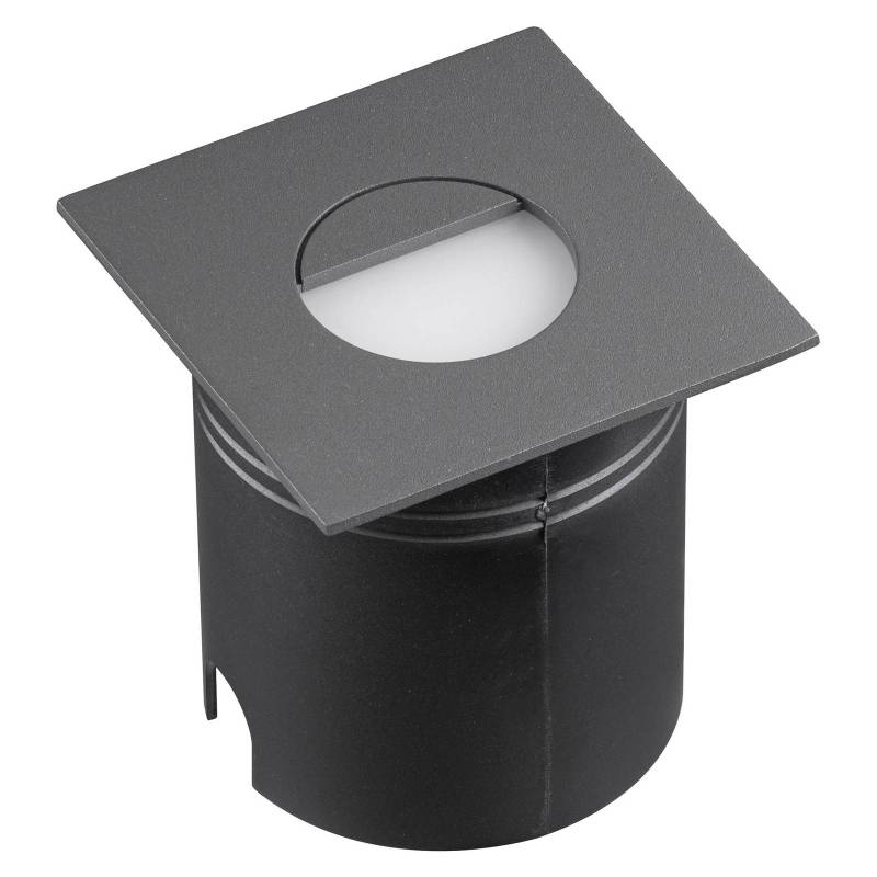 LED-Einbauleuchte Aspen, Diffusor, eckig, grau von Mantra Iluminación