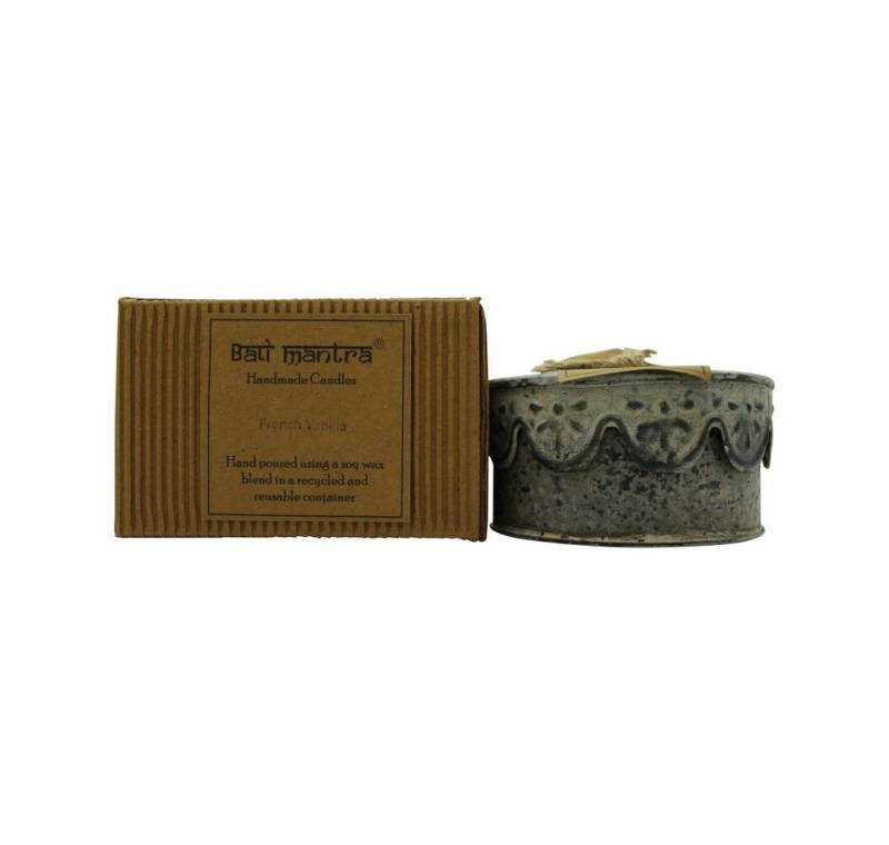 Mantra Duftkerze Victorian Tin Candle 280g - French Vanilla von Mantra