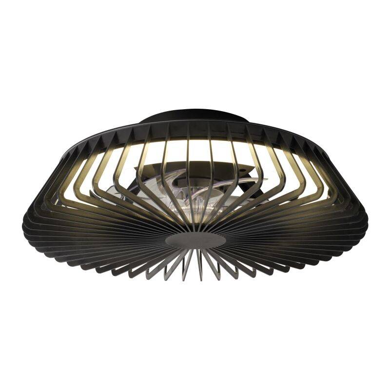Mantra Himalaya Mini Deckenventilator LED Fernbedienung dimmbar schwarz von Mantra