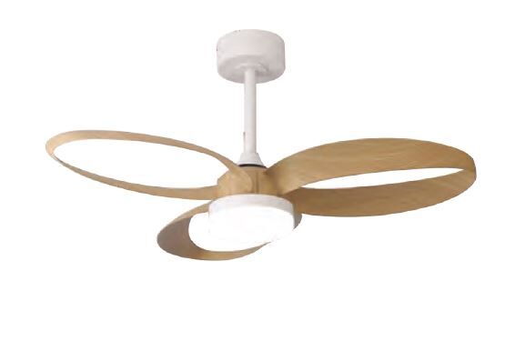 Mantra Infinity Fan Deckenventilator mit LED Beleuchtung weiß/holz von Mantra