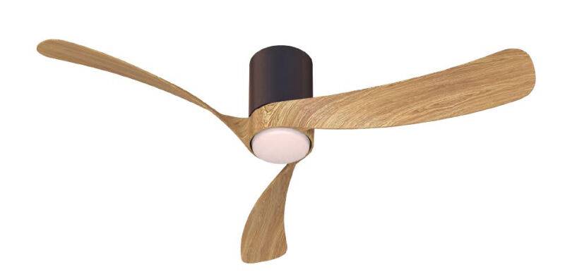 Mantra Nemo Deckenventilator mit LED Beleuchtung schwarz/holz von Mantra