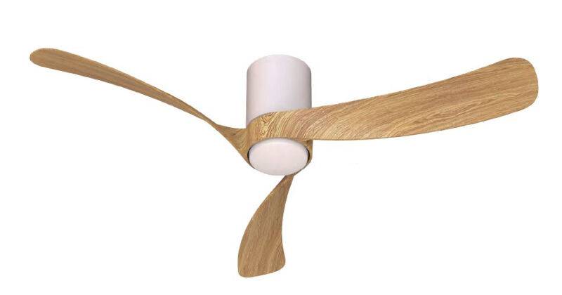 Mantra Nemo Deckenventilator mit LED Beleuchtung weiß/holz von Mantra