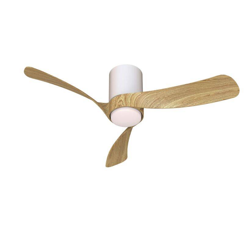 Mantra Nemo S Deckenventilator mit LED Beleuchtung weiß/holz von Mantra
