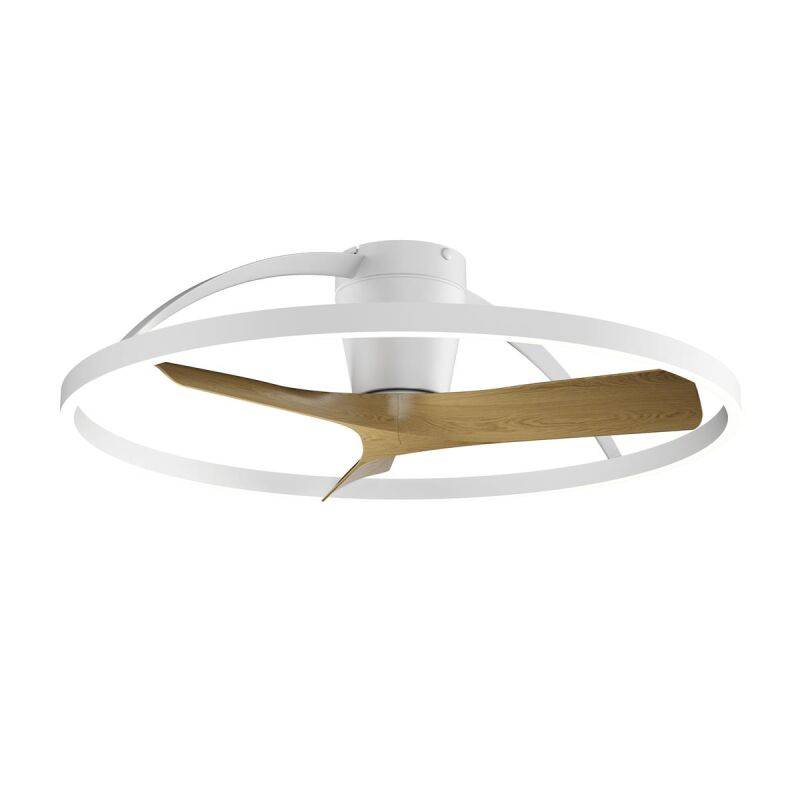 Mantra Nepal II Deckenventilator mit LED Beleuchtung weiß/holz von Mantra