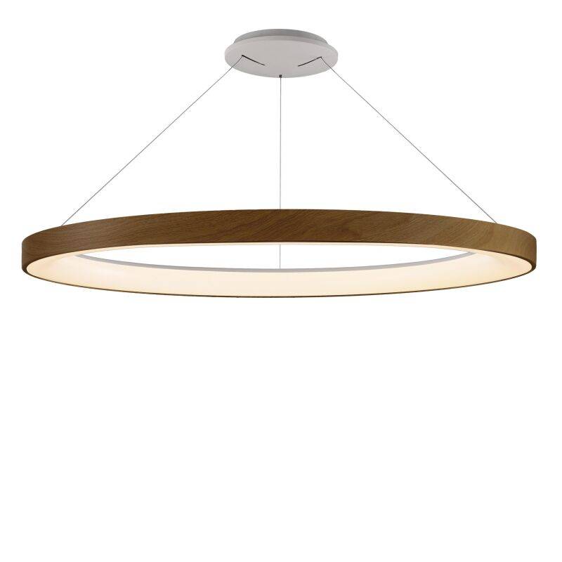 Mantra Niseko II Pendelleuchte LED Holzoptik 90cm von Mantra