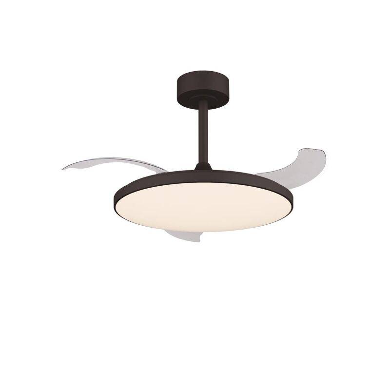 Mantra Slim Fan Deckenventilator mit LED Beleuchtung schwarz von Mantra