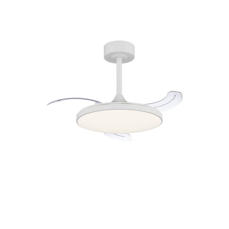 Mantra Slim Fan Mini Deckenventilator mit LED Beleuchtung weiß von Mantra