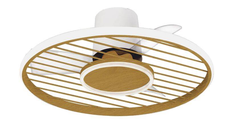 Mantra Soho Deckenventilator LED Fernbedienung dimmbar Holzoptik von Mantra