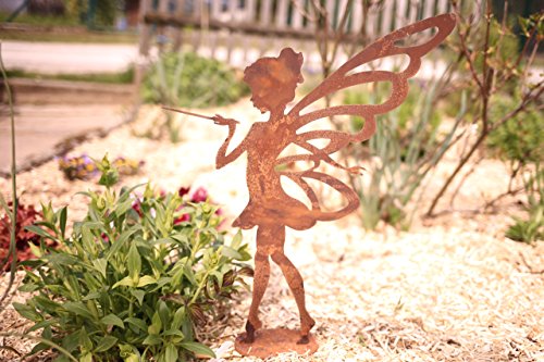 Kleines Fabelwesen Fee Lili- 36cm aus Edelrost - Wunderschöne Garten-Figur als Garten Deko, auf dem Balkon, als Dekoration Ihrer Terrasse oder in der Wohnung - Dekofigur von Manufakt-Design Kleines Fabelwesen Fee Lili- 36cm aus Edelrost - Wunderschöne Garten-Figur als Garten Deko, auf dem Balkon, als Dekoration Ihrer Terrasse oder in der Wohnung - Dekofigur von Manufakt-Design von Manufakt-Design Franken