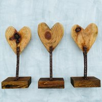 Holzherz Rusted von Manufakt4Shop