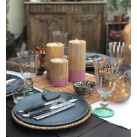 Kerzenleuchter Tre Kastanjer 3Er-Set von Manufakt4Shop