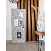 Memoboard Hellgrau 40x100 von ManufaktLIEBENSWERT