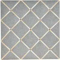 Memoboard Hellgrau Beige 50x50 von ManufaktLIEBENSWERT
