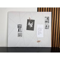 Memoboard New White Klemmwand von ManufaktLIEBENSWERT