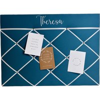 Memoboard Personalisiert Wunschgrösse Türkis von ManufaktLIEBENSWERT