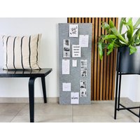 Pinnwand Pinboard Filz Scandi Grau von ManufaktLIEBENSWERT