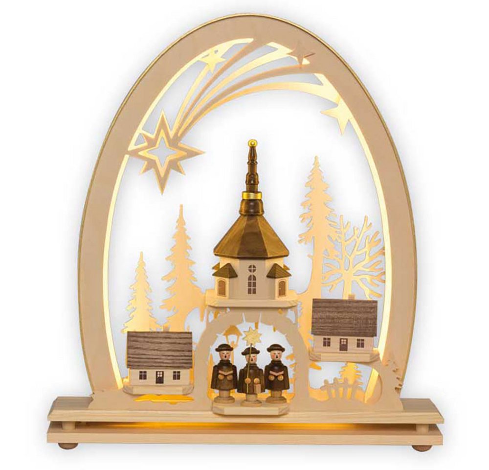 Manufaktur Holger Seidel LED Schwibbogen Schwibbogen LED 30 cm Seiffener Kirche Manufaktur Holger Seidel LED Schwibbogen Schwibbogen LED 30 cm Seiffener Kirche von Manufaktur Holger Seidel