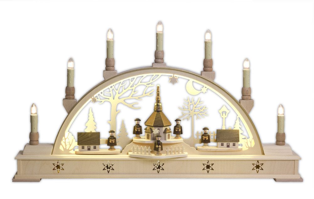 Manufaktur Holger Seidel LED Schwibbogen Schwibbogen LED 64 cm, Motiv Seiffener Dorf Manufaktur Holger Seidel LED Schwibbogen Schwibbogen LED 64 cm, Motiv Seiffener Dorf von Manufaktur Holger Seidel