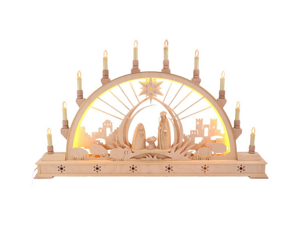 Manufaktur Holger Seidel Lichterbogen Seidel LED Schwibbogen Christi Geburt elektrisch Manufaktur Holger Seidel Lichterbogen Seidel LED Schwibbogen Christi Geburt elektrisch von Manufaktur Holger Seidel