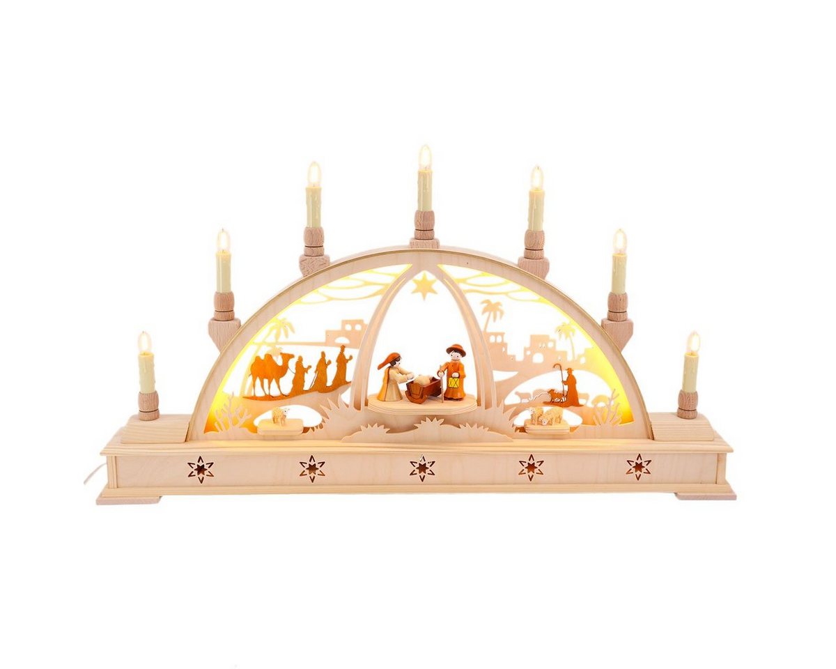 Manufaktur Holger Seidel Lichterbogen Seidel LED Schwibbogen Christi Geburt elektrisch Manufaktur Holger Seidel Lichterbogen Seidel LED Schwibbogen Christi Geburt elektrisch von Manufaktur Holger Seidel