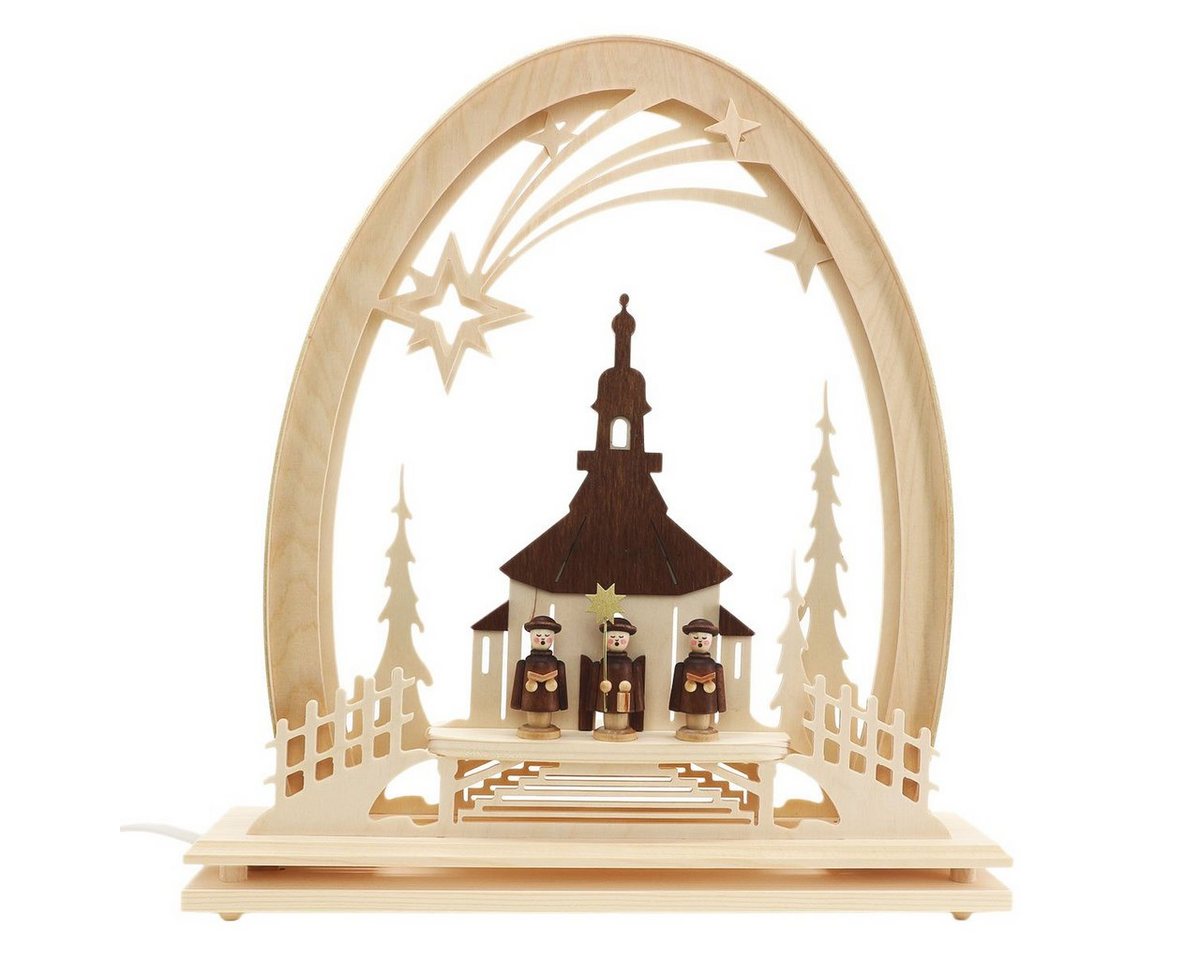 Manufaktur Holger Seidel Lichterbogen Seidel LED Schwibbogen Seiffener Kirche mit Kurren Manufaktur Holger Seidel Lichterbogen Seidel LED Schwibbogen Seiffener Kirche mit Kurren von Manufaktur Holger Seidel