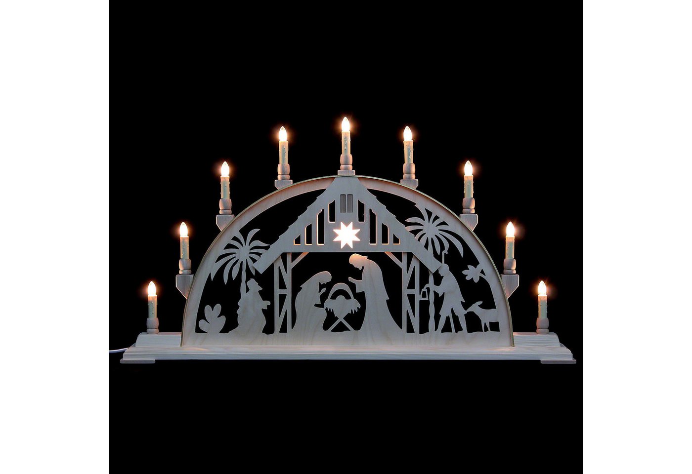 Manufaktur Holger Seidel Schwibbogen Schwibbogen Christi Geburt (78cmx42cm) von Manufaktur Seidel von Manufaktur Holger Seidel