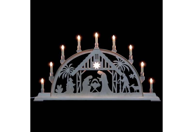 Manufaktur Holger Seidel Schwibbogen Schwibbogen Christi Geburt (78cmx42cm) von Manufaktur Seidel von Manufaktur Holger Seidel