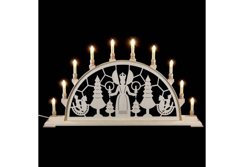 Manufaktur Holger Seidel Schwibbogen Schwibbogen Weihnachtsengel (78cmx42cm) von Manufaktur Seidel von Manufaktur Holger Seidel