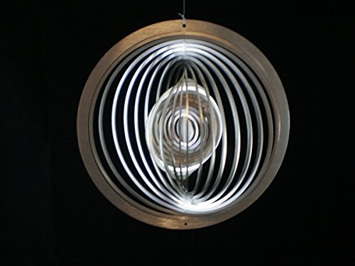 Edelstahl Windspiel "Kreis fein" - 12,5 x 12,5 cm von Manufaktur-Lichtbogen