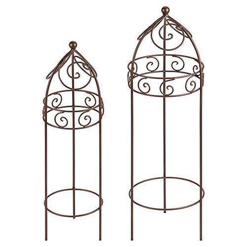 Manufaktur Lichtbogen 2er Set Rankhilfe Obelisk Rankgerüst aus Metall Kletterhilfe für Pflanzen Manufaktur Lichtbogen 2er Set Rankhilfe Obelisk Rankgerüst aus Metall Kletterhilfe für Pflanzen von Manufaktur Lichtbogen