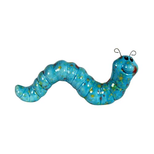 Manufaktur Lichtbogen Gartenfigur Raupe aus Keramik | blau | Dekofigur Gartenkeramik Gartendeko Manufaktur Lichtbogen Gartenfigur Raupe aus Keramik | blau | Dekofigur Gartenkeramik Gartendeko von Manufaktur Lichtbogen