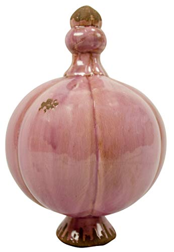Manufaktur Lichtbogen Große Gartenkugel aus Keramik rosa von Manufaktur Lichtbogen