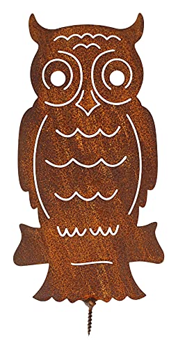 Manufaktur Lichtbogen Rost Gartenfigur Eule zum Einschrauben Edelrost Gartendeko Metall Rostdeko Manufaktur Lichtbogen Rost Gartenfigur Eule zum Einschrauben Edelrost Gartendeko Metall Rostdeko von Manufaktur Lichtbogen